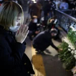 People Pay Tribute Near the Scene of the Stampede During Halloween Festivities, in Seoul, South Korea, October 30, 2022. Reuters/kim Hong-ji