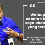 Khairy Jamaluddin: Sebagai Calon Bn Saya Akan Buat Yang Terbaik Untuk Jumpa & Meyakinkan Seramai Mungkin Pengundi Sb Untuk Memberi Peluang Kepada Saya. - Nmh Grafik by Dh