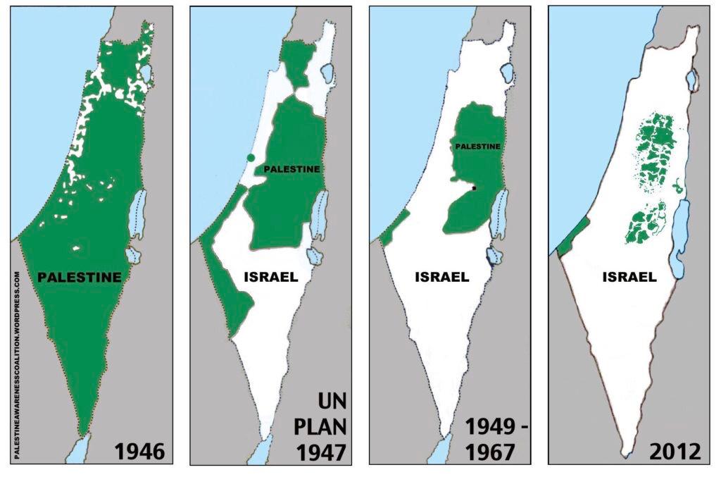 Israel Now Occupies 80 Per Cent of the Biblical Holy Land, After Series of Wars, While Leaving the Rest for 2nd Rump State of Palestine.