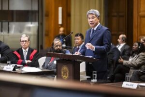 Malaysia's Foreign Minister Mohamad Hasan Urged for the Right to Self-determination for Palestinians at the Icj on Friday Morning - Wisma Putra Pic