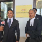 Isham Jalil and His Counsel Tan Sri Azhar Harun Speaking to the Media After the Court Granted Leave to the Ag to Initiate Contempt of Court Proceedings Against the Former - Nmh Pic