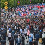 Thousands Marched to the Courthouse in Jalan Duta when Najib Was Due to Hear the Judgement on His Src Case in July 2020 - Yahoo Pic