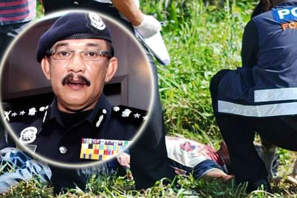 Police in Penang Investigates the Body of a Myanmar Man Found in an Oil Palm Estate in November 2014. He Was the 20th of 23 Myanmar Nationals to Have Been Murdered in the Malaysian State over in 2014. Abdul Rahim Hanafi (inset) Said Police Were Still Investigating. Photo: Asia News Network
