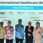 the International Healthcare Week 2025 Will Take Place Seen Here is Chairman of Matrade, Datuk Seri Reezal Merican Naina Merican (centre) with the Organisers of the Event. 