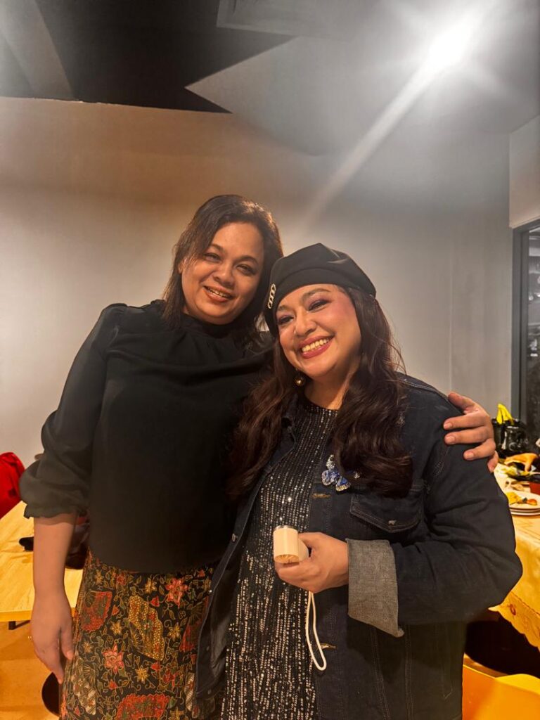 Making memories with my pal Francisca Peters who was making beautiful memories with the Unveiling Uniqueness performers