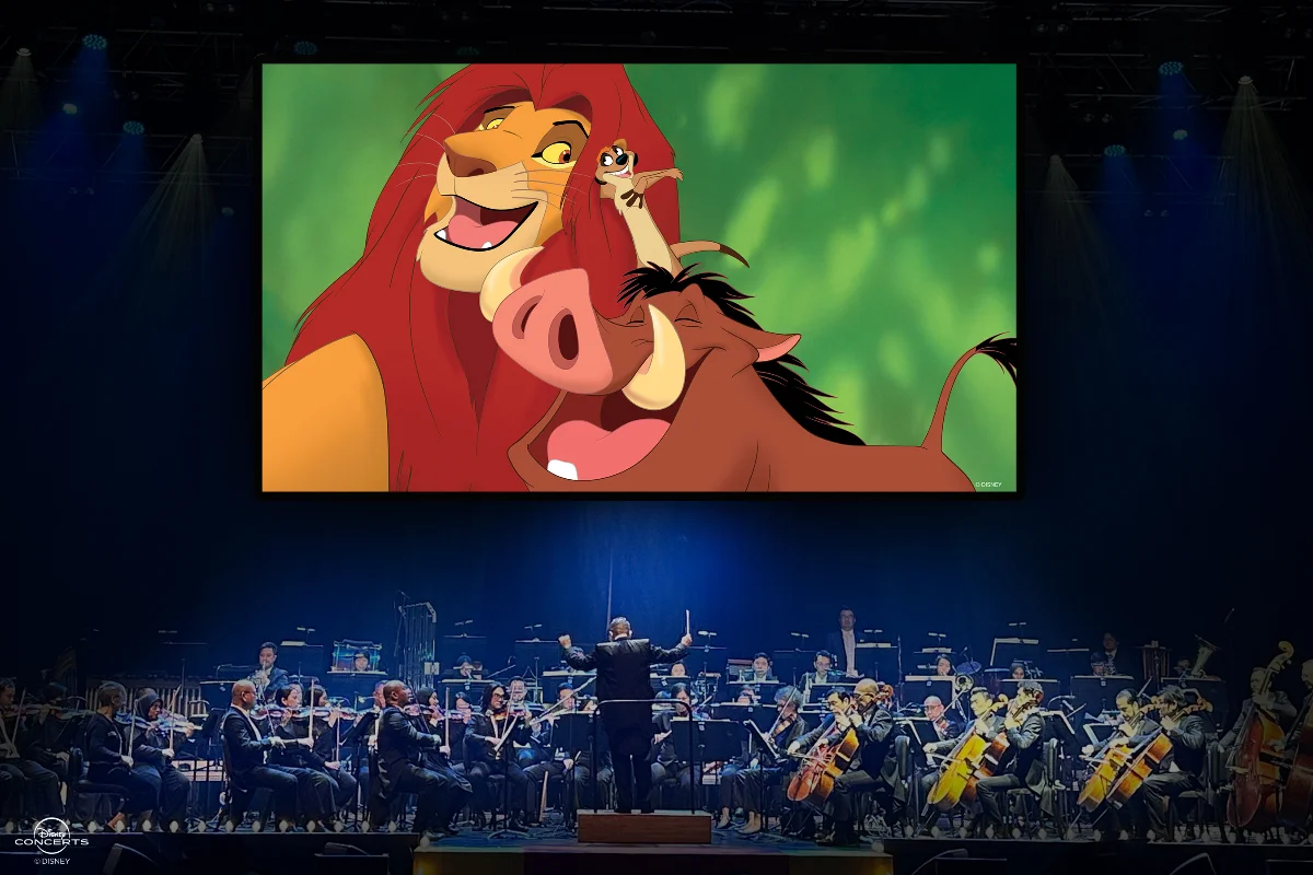 The National Symphony Orchestra performs Disney's The Lion King live in concert, transforming the beloved animated classic into a breathtaking multi-sensory experience.