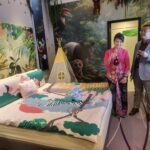 Tourism Malaysia Director-general Muhammad Amirul Rizal Abdul Rahim (left) and Dorsett Malaysia Vice Chairman Datin Jasmine Heng Preview the Wira & Manja-themed Family Room Launched Under the "jom Cuti! Bersama Wira & Manja" Campaign in Kuala Lumpur on Monday.
