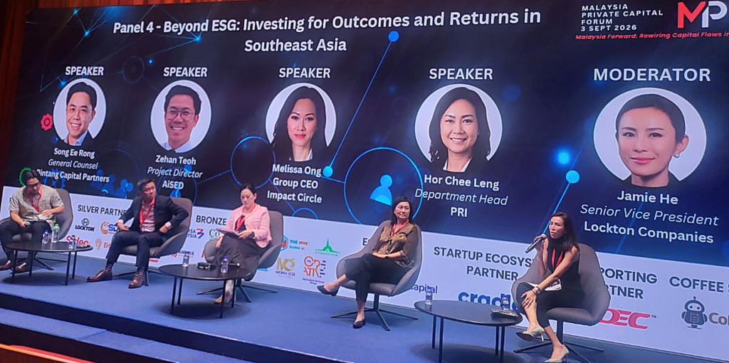 Panelists Discuss Impact Investing, Esg and the Link Between Measurable Outcomes and Financial Returns During Panel 4, “beyond Esg: Investing for Outcomes and Returns in Southeast Asia”, at the Malaysia Private Capital Forum 2026 in Kuala Lumpur on September 3, 2026.